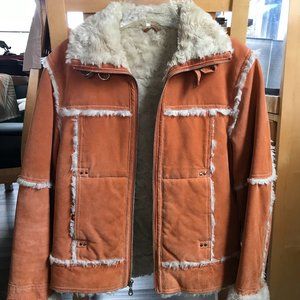 Wilsons Leather Burnt Orange Jacket
